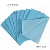 13" x 18" Dental Bibs Disposable Pack of 125,Soft and Waterproof Dentist Bibs for Dental Tray Covers,Tattoo Bib Sheet and Nail Table Cover Supplies (Blue) view 4