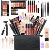KARUIZI All in One Makeup Gift Set for Women Full Kit for2x14-color eyeshadow palettes,5xlipgloss sets,mascara,eyeliner,eyebrowpowder,eyebrow pencil, foundation, highlighter stick etc view 1