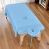 Cottingon 3 Piece Massage Table Sheet Set, 100% Brushed Premium Microfiber Ultra Light, Wrinkle free, Facial Bed Cover Fits 36" x 77" upto 7"Deep Massage Beds, Light Blue view 2