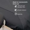 Cottingon 3 Piece Massage Table Sheet Set, 100% Brushed Premium Microfiber Ultra Light, Wrinkle free, Facial Bed Cover Fits 36" x 77" upto 7"Deep Massage Beds, Dark Grey view 4