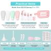 18 Pcs Travel Bottles for Toiletries Gym TSA Approved, Leak Proof with Bandage Silicone Squeezable 3oz for Toner Shampoo Conditioner Lotion Body Wash with Toothbrush Cover Tag and Wash Bag view 4