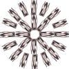 Hann 24 Pieces Double Grip Hair Clips + 2 Claw Hair Clips Metal Snap Hair Clips Hair Barrettes for Hair Making, Salon Supplies (Metal Gray) view 3