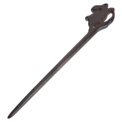 Lurrose Wooden Hair Stick, Vintage Hair Bun Maker, Chinese Retro Wood Chopstick for Women and Girls