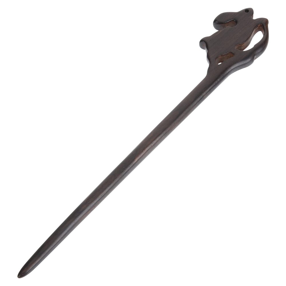 Lurrose Wooden Hair Stick, Vintage Hair Bun Maker, Chinese Retro Wood Chopstick for Women and Girls