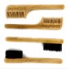 Sapling Grove Mustache Brush & Comb (2 brushes & 2 combs) from Green Beard Grmng - Boar Bristle & Bamboo view 1