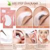 500 Pairs Under Eye Gel Pads Natural Eyelash Extension Gel Pads Patches Kit for Eyelash Extension Supplies Bulk Beauty Tools, Fit Most Eye Shape view 3