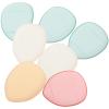 minkissy 7pcs Mini Makeup Puff Reusable Finger Puff for Blending Powder Breathable Skin-friendly for Wet Dry Use Skin Types Random Colors view 1