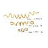 Chamvino 6PCS Dreadlocks braid hair loops Retro spinning spiral hairpin Dreadlocks Beads Braiding Hair Decorations Hair Jewelry for Women(Rose gold) view 2
