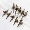 Chamvino 10PCS Dreadlocks braid hair loops Retro spinning spiral hairpin Dreadlocks Beads Braiding Hair Decorations Hair Jewelry for Women view 3