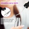 2oz Aluminum Fine Mist Spray Bottles Reusable Metal Atomizer Bottles Empty Small Spray Bottle Storage Travel Size with Black Pump for Cosmetic Perfume Toner Face Spray Essential Oil Storage(18 Pcs) view 3