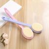 Beavorty Daily Use Long Handle Body Shower Brush for Back Cleaning Soft Bristles Exfoliating Bath Scrubber for Skin Health and Circulation Bath Accessory for Men and Women view 4