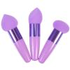 Beavorty 3pcs Portable Makeup Pens Set Travel-friendly Cosmetic Tools Makeup Sponges for Easy Application Includes Mushroom Heart-shaped and Angled Tips for Fashion Enthusiasts view 1