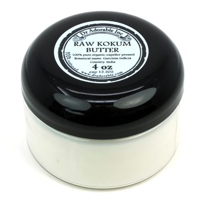 Dr Adorabale - 4 oz - Kokum Butter - Raw 100% Pure Natural Premium Organic
