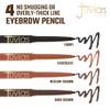 Juvia's Place iSculpt, iShade Chocolate - Eyebrow Pencil Liner with Spoolie Brush, Eyebrow Makeup, Brow Definer, Waterproof, Filler, Brow Liner Pencil view 3