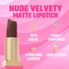 Juvia's Place The Nude Velvety Matte Lipstick Cocoa - Nude Velvety Lipstick, Long-lasting, Rich-Color Lip Makeup, Creamy with Matte Finish, Beauty & Lip Products view 2
