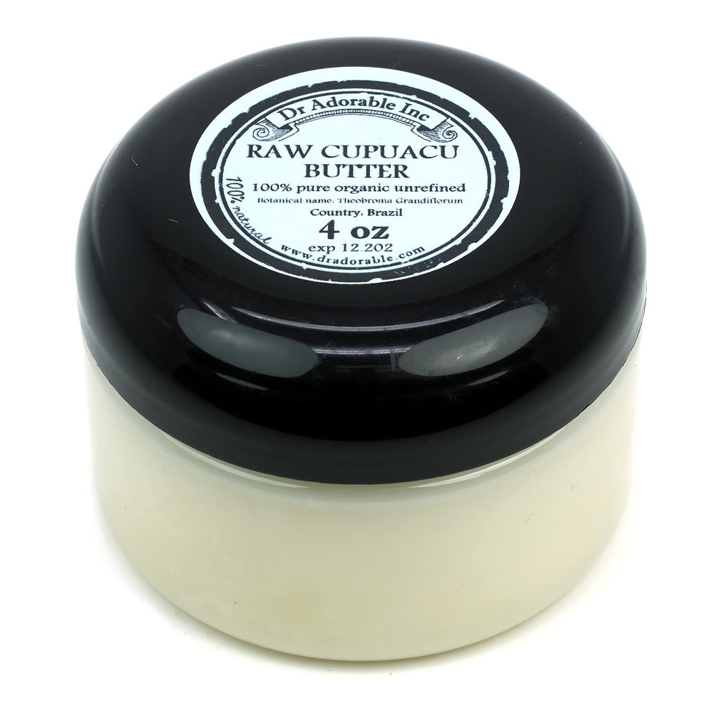 Dr Adorable - 4 oz - Cupuacu Butter - Exotic Unrefined Pure Natural Organic Cold Pressed