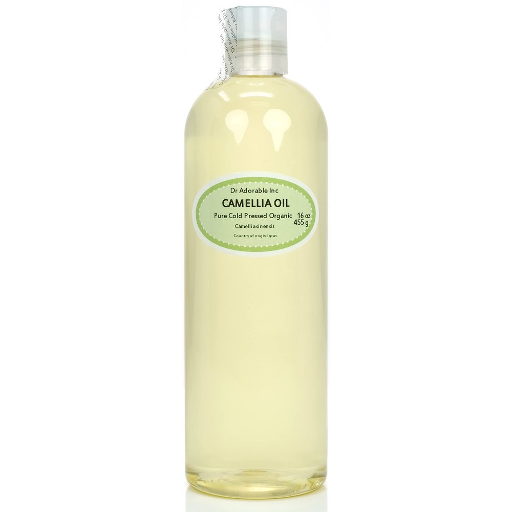 Dr Adorable - 16 oz - Camellia Seed Oil - 100% Pure Natural Organic Cold Pressed