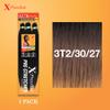 Sensationnel X-pression prestretched braiding hair - 3x braid 58 inch all kanekalon flame retardant synthetic braid for box braids and twists (1 pack, 3T2/30/27) view 2