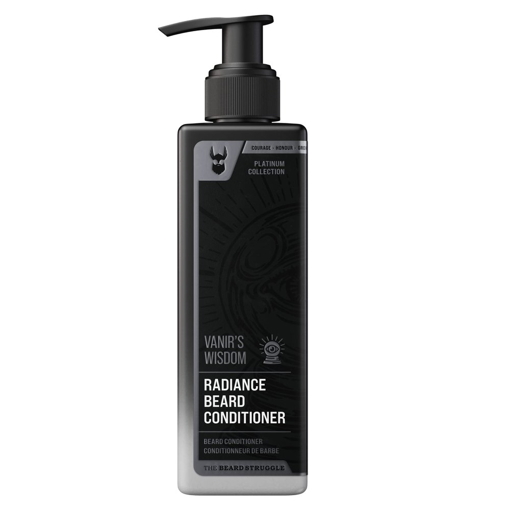 The Beard Struggle - Marksman's Beard Conditioner - Vanir's Wisdom, Platinum Collection - Nourish, Softens, & Strengthens Beard - Radiance Beard Conditioner for Men (8 Fl oz)