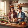 PMU Thanksgiving Tom Turkey Headband for Thanksgiving Party Costume Accessories for Adults (12/Pkg) Pkg/1 view 3