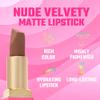 Juvia's Place The Nude Velvety Matte Lipstick Toffee - Nude Velvety Long-lasting Rich-Color Lip Makeup, Creamy Lipstick with Matte Finish, Beauty & Lip Products view 2