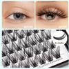 Bodermincer C Curl 0.07 Wide Cluster DIY Eyelash Extension 3D Individual Lashes Natural Look Cluster Lashes Easy Apply Volume Lash Extensions (12mm) view 4