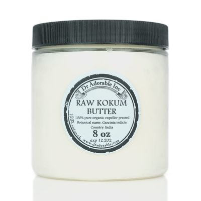 Dr Adorabale - 8 oz - Kokum Butter - Raw 100% Pure Natural Premium Organic