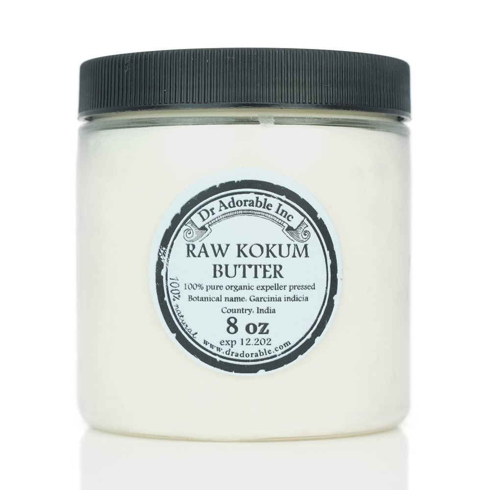 Dr Adorabale - 8 oz - Kokum Butter - Raw 100% Pure Natural Premium Organic