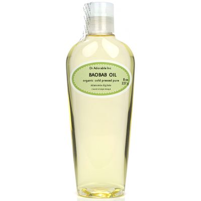 Dr Adorable - 8 oz - Baobab Oil - 100% Pure Natural Cold Pressed Organic