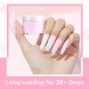 Modelones Acrylic Powder, 6 Colors Transparent Jelly Nude Nail Powder Milky White Pink Nude for Nail Art 3D Nail Carving French Nail Extension, Gifts for Women view 3