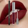 By The Clique Premium Long Lasting Matte Liquid Lipstick and Liner Lip Kit Set | Burgundy Wine | Wine Not? view 1