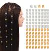 100 Pcs Dreadlocks Beads Hair Braid Rings Metal Cuffs Aluminum Dread Locks for Women Hair Clips Accessories (Gold and Silver) view 1