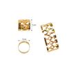 100 Pcs Dreadlocks Beads Hair Braid Rings Metal Cuffs Aluminum Dread Locks for Women Hair Clips Accessories (Gold and Silver) view 2
