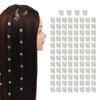 100 Pcs Dreadlocks Beads Hair Braid Rings Metal Cuffs Aluminum Dread Locks for Women Hair Clips Accessories (Silver) view 1