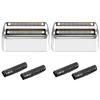 Shaver Replacement Foil and Cutters compatible with BaBylissPRO Barberology Double FXFS2 (2PC Silver) view 1