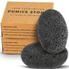 Maryton Natural Pumice Stone for Feet - Lava Foot Exfoliator Scrubber Pedicure Tools, Dead Skin Corn Callus Remover for Feet and Hands, 2 Count view 1