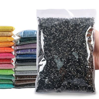 Big Pack 5mm 15000PCS Resin Rhinestone Flatback Round AB Jelly Color Rhinestones for Nail Art, Bottles, Makeup Clothes Shoes Cup DIY Crafts Supplies
