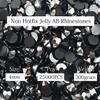Big Pack 4mm 25000PCS Resin Rhinestone Flatback Round AB Jelly Color Rhinestones for Nail Art, Bottles, Makeup Clothes Shoes Cup DIY Crafts Supplies view 2