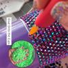 Big Pack 4mm 25000PCS Resin Rhinestone Flatback Round AB Jelly Color Rhinestones for Nail Art, Bottles, Makeup Clothes Shoes Cup DIY Crafts Supplies view 3