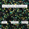 Big Pack 3mm 50000PCS Resin Rhinestone Flatback Round AB Jelly Color Rhinestones for Nail Art, Bottles, Makeup Clothes Shoes Cup DIY Crafts Supplies view 2