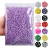 Big Pack 3mm 50000PCS Resin Rhinestone Flatback Round AB Jelly Color Rhinestones for Nail Art, Bottles, Makeup Clothes Shoes Cup DIY Crafts Supplies view 1