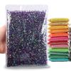 Big Pack 4mm 25000PCS Resin Rhinestone Flatback Round AB Jelly Color Rhinestones for Nail Art, Bottles, Makeup Clothes Shoes Cup DIY Crafts Supplies view 1