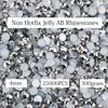 Big Pack 4mm 25000PCS Resin Rhinestone Flatback Round AB Jelly Color Rhinestones for Nail Art, Bottles, Makeup Clothes Shoes Cup DIY Crafts Supplies view 2