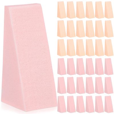 Beavorty 96pcs Makeup Sponge Foundation Sponges for Blending Soft Cosmetic and Nude for Makeup Application and