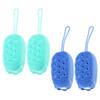 Beavorty 4pcs Silicone Bath Brush Gentle Exfoliating Body Scrubber for Spa-Like Cleansing Dual-Sided Design Ergonomic Grip for Daily Use and Skin Massage view 1