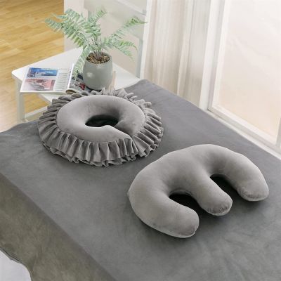 HIIGH Face Cushion for Massage Table, Beauty Salon Breast Pillow and Facial Pillow, Feminine Bolster Breast Pillow Face Cradle Rest Pillow for Massage Table SPA Salon (Color : D)
