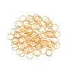100 Pcs Hair Rings Braid Rings Hair Loop Clips for Women Hair Clips Accessories (Gold) view 1