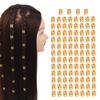 100 Pcs Dreadlocks Beads Hair Braid Rings Metal Cuffs Aluminum Dread Locks for Women Hair Clips Accessories (Gold) view 1