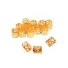 100 Pcs Dreadlocks Beads Hair Braid Rings Metal Cuffs Aluminum Dread Locks for Women Hair Clips Accessories (Gold) view 2