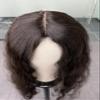 MorningWigs 13 * 15cm Full Silk Based Curly Hair Topper With 10A Grade Human Remy Hair Extension Clips For Women Thinning Hair Help Hair Extension (14 Inches, Natural Black) view 3